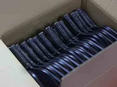 Packaging inspection before shipment — every order quality checked